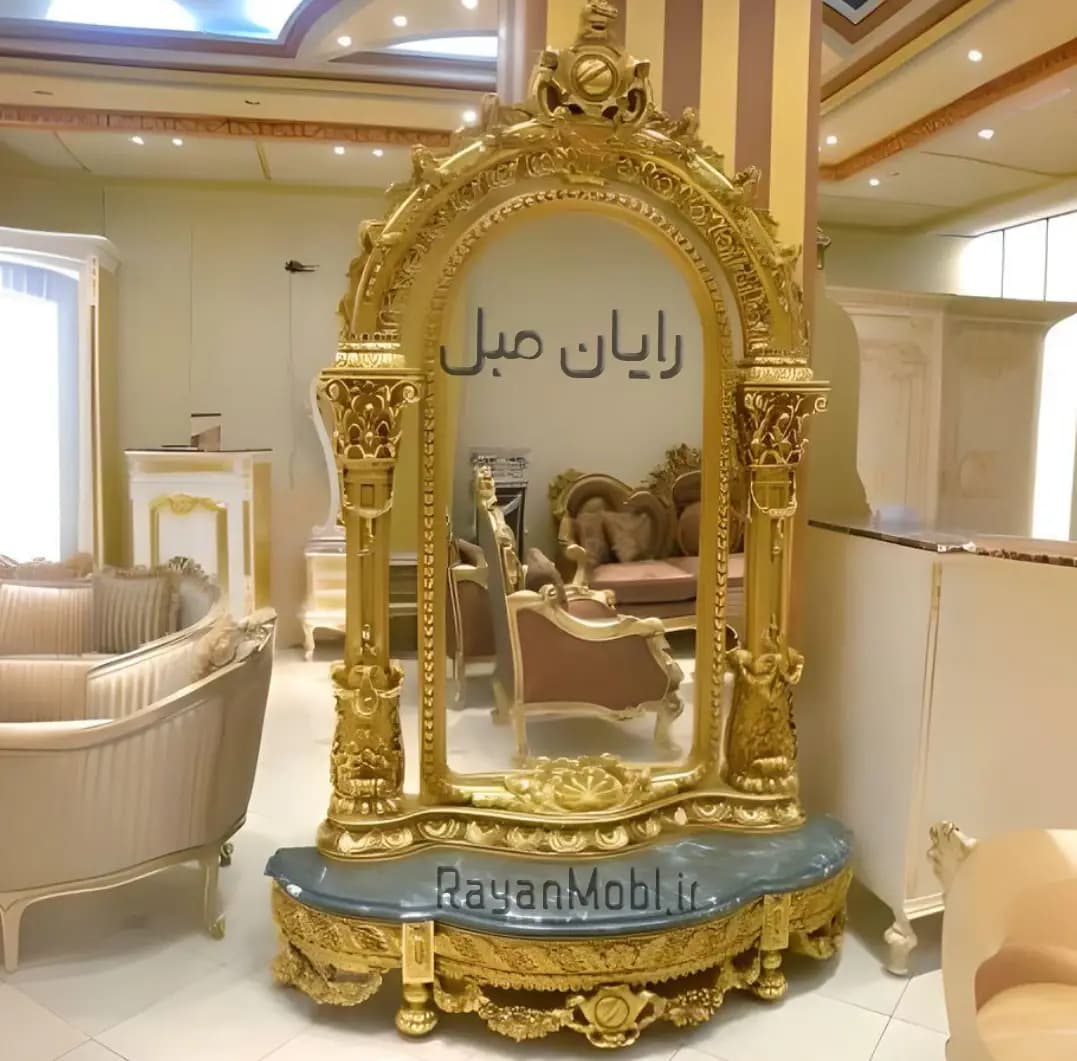 آینه مصری منبتی