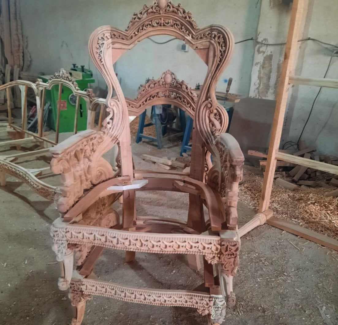 کلاف مبل تاتلیس + دو مدل کاناپه چوب راش