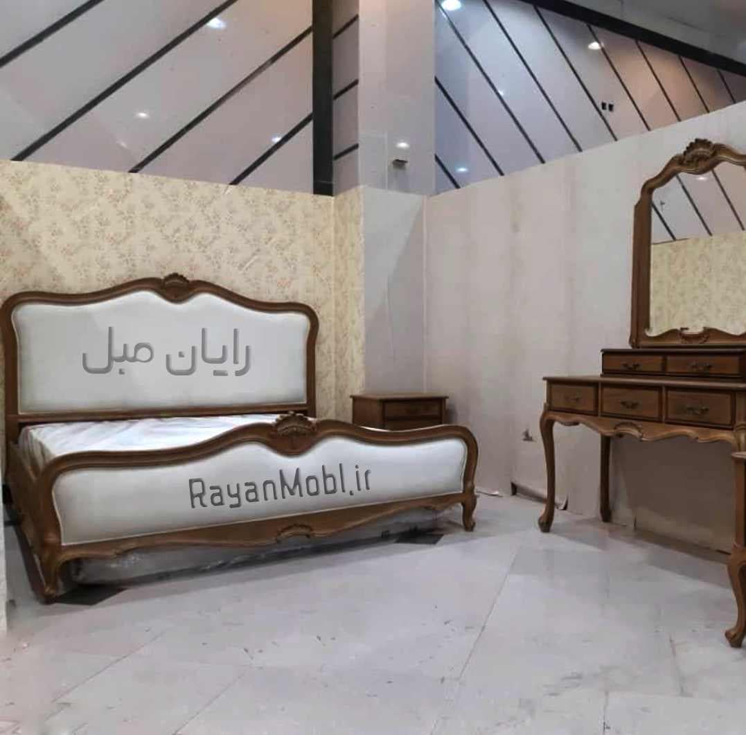 سرویس خواب چوبی لمسه جدید