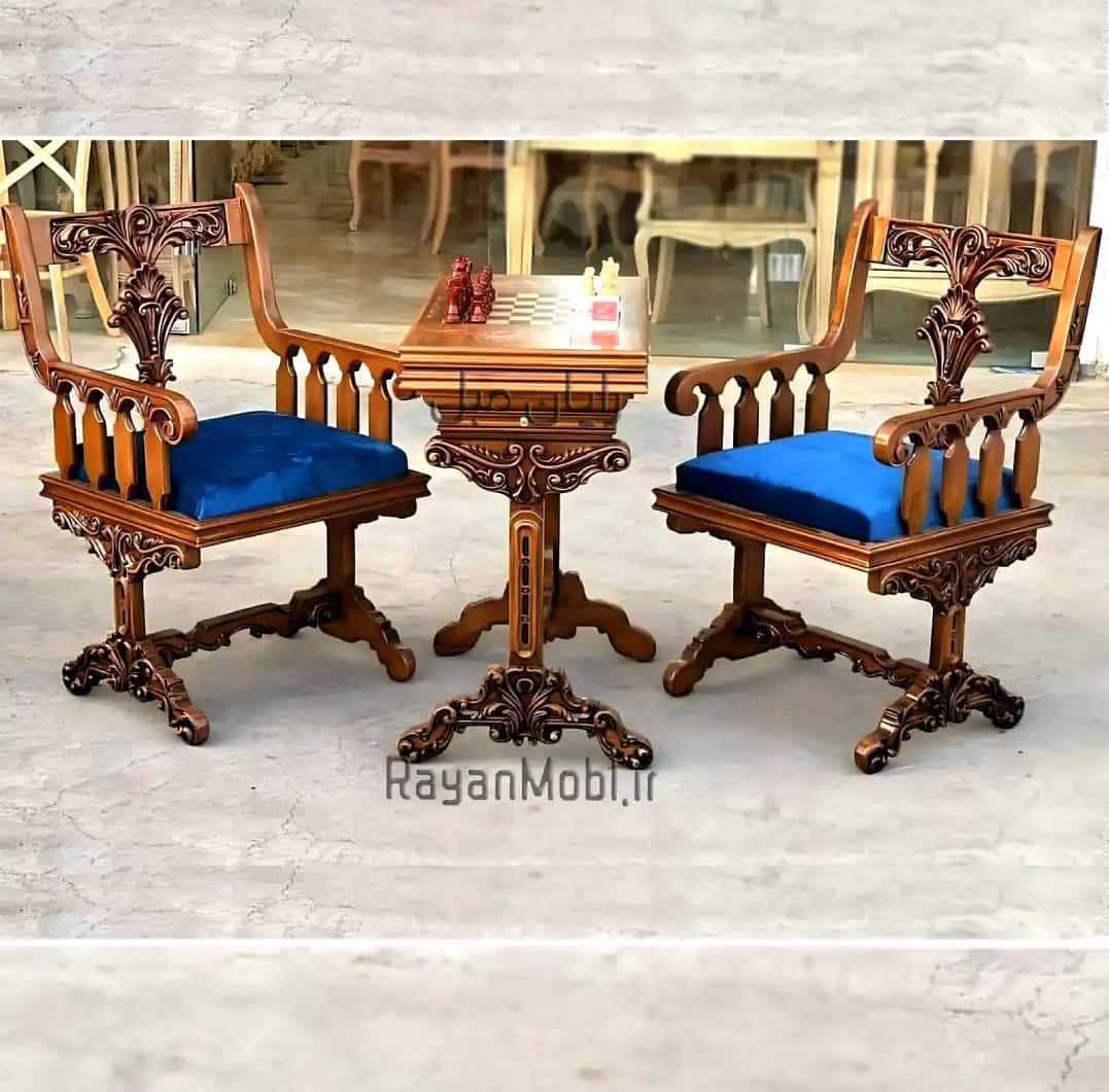 میز شطرنج و تخته نرد