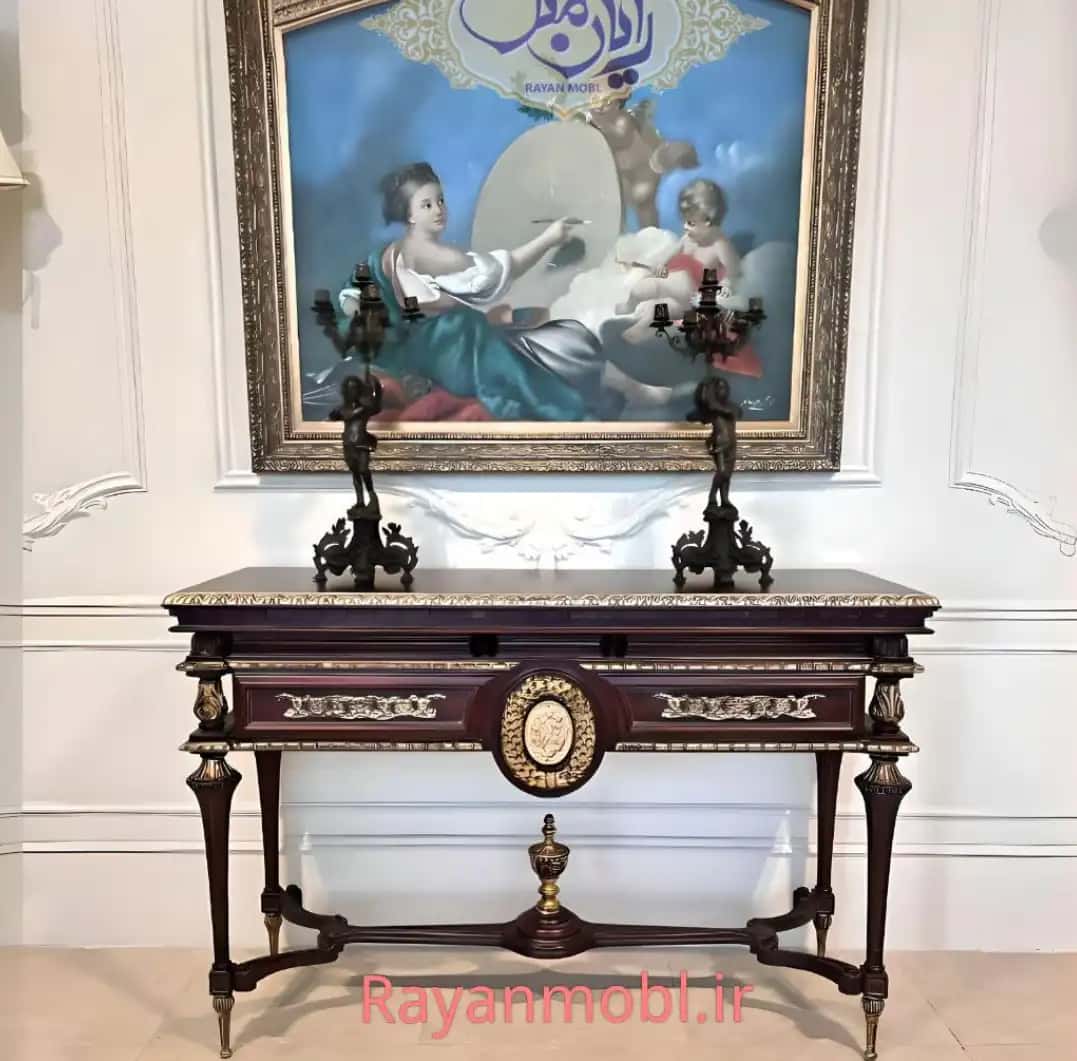 کنسول چوبی آنتیک