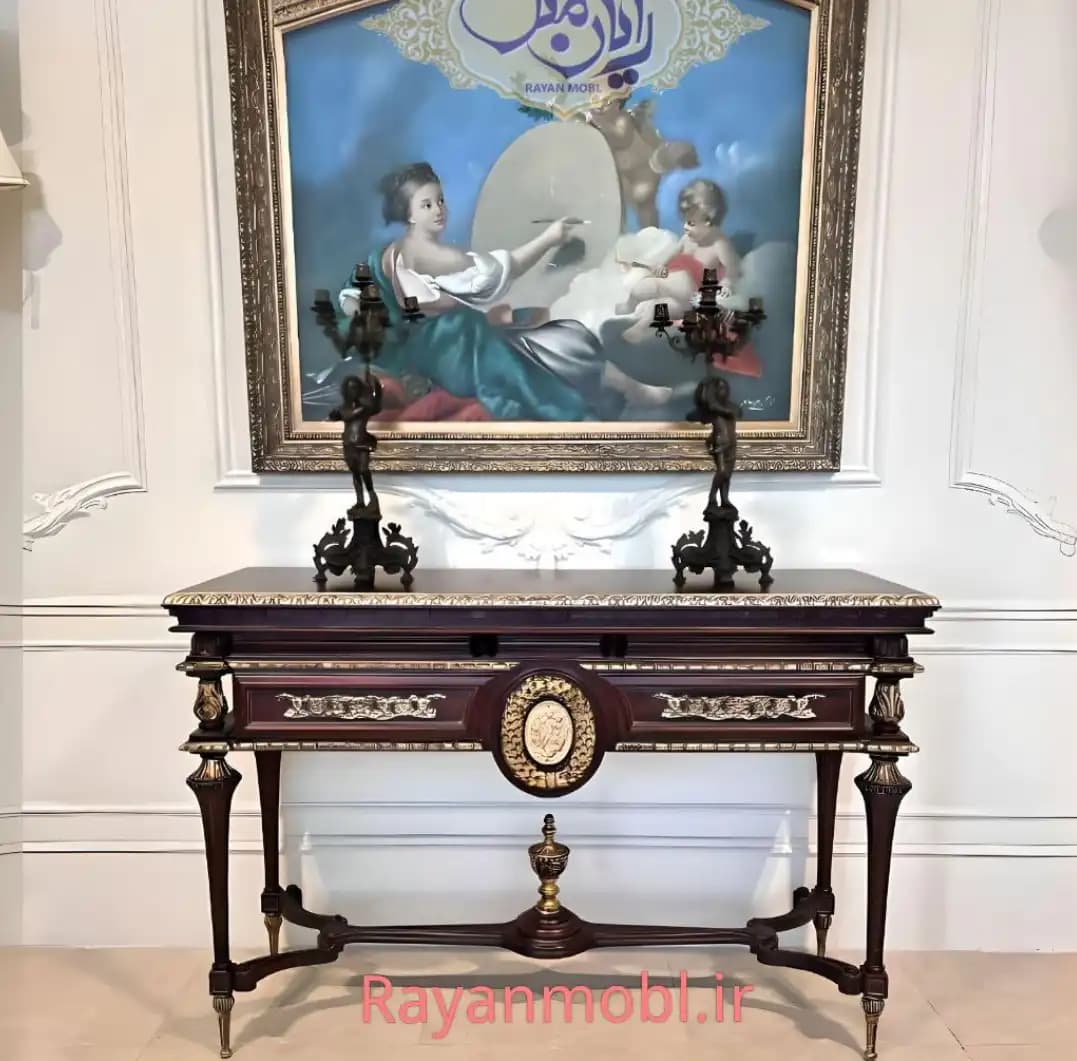کنسول چوبی آنتیک